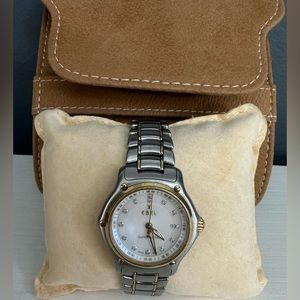 Ebel watch 1911 18k & Stainless, Sapphire Crystal, Diamonds & Mother Of Pearl